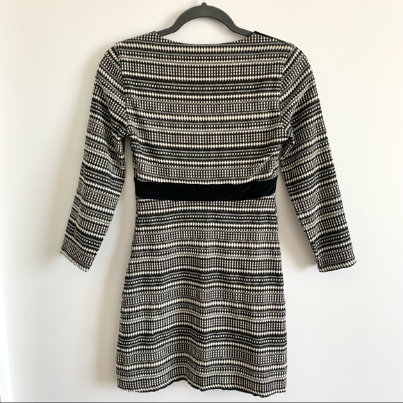 ZARA Mini Dress Black/White Size XS - Picture 6 of 9